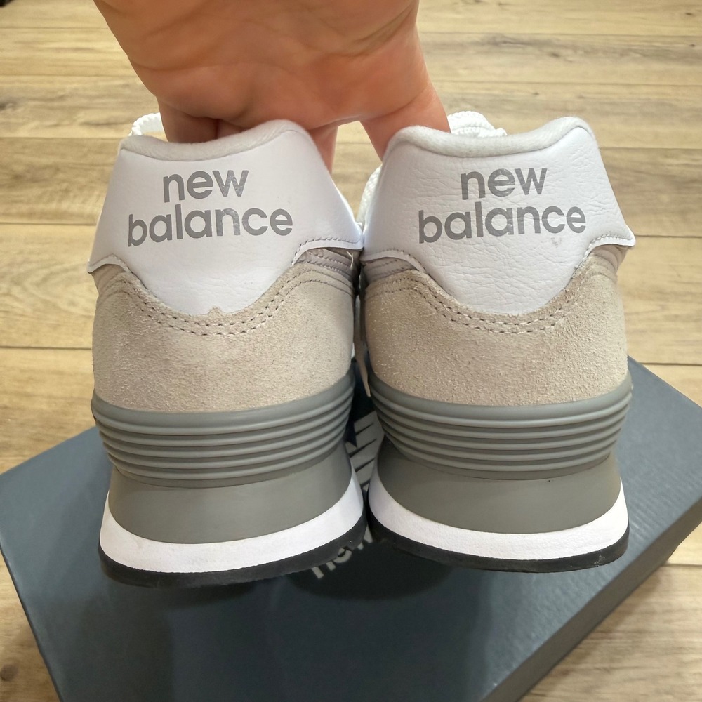 New Balance 574 Core Nimbus Cloud White Mens 11 Wide Sneakers With Box Normcore - Picture 6 of 10